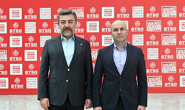 UEDAŞ'TAN BTSO’YA ZİYARET