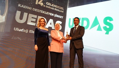 UEDAŞ, YILIN KADINI DESTEKLEYEN ŞİRKETİ SEÇİLDİ!