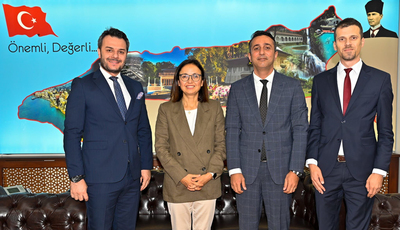 UEDAŞ YÖNETİCİLERİNİN YALOVA VALİLİĞİNE ZİYARETİ