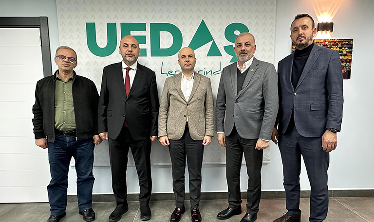 BAŞKAN AYDIN VE BAŞKAN HATIRLI'DAN UEDAŞ'A ZİYARET